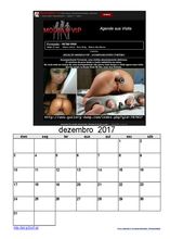 12 fotos Calendario 2017 com modelo Fernanda (Apelido: Peituda Safada) Versão adulto